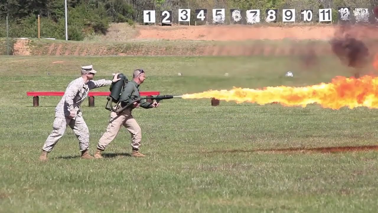 The flame thrower project
