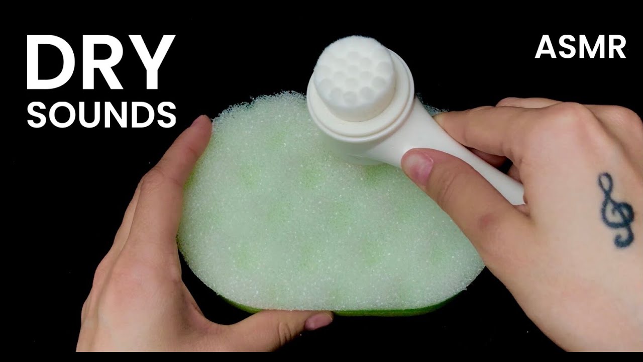 ULTRA LONG Dry Sounds with sponges ASMR