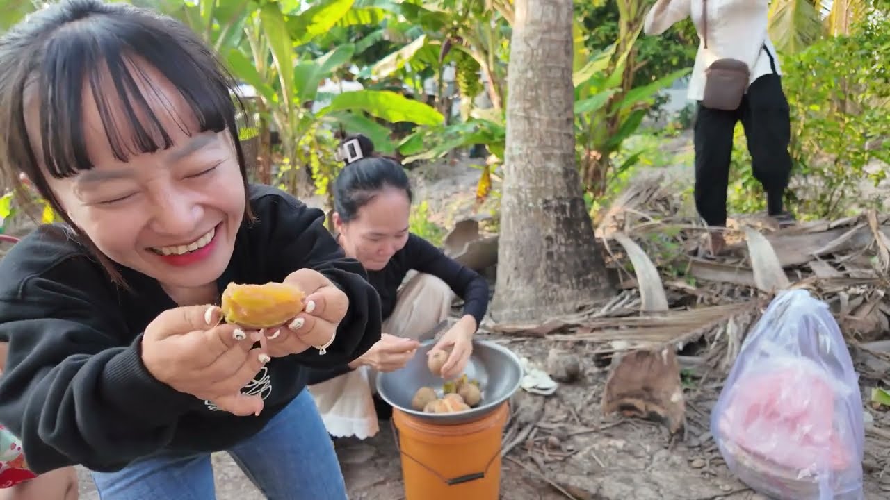 Bất Ngờ Đón Khách Víp Chiêu Đãi Cây Nhà Lá Vườn Đậm Chất Miền Quê. || Ut Mini. 