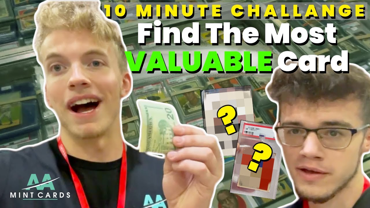 $20 DOLLAR CARD HUNT CHALLENGE! (National Card Show 2022)
