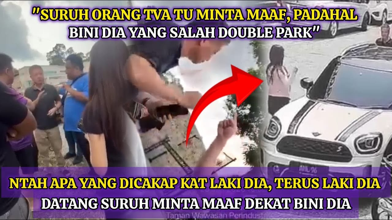 AMOI PANGGIL SUAMI ACAH 'G4NGST3R' SURUH PEMANDU MERCEDES MINTA MAAF