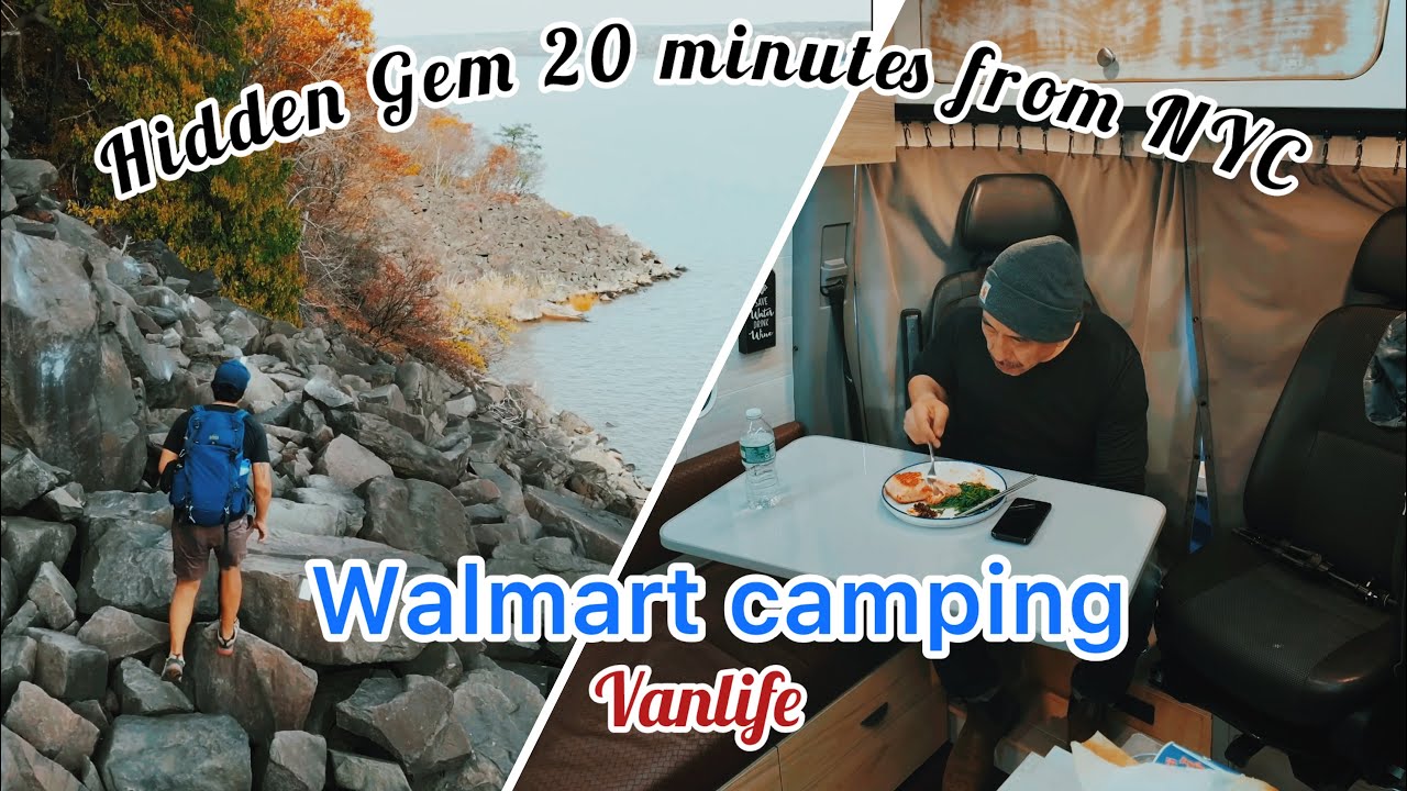 Hiking Adventure Near NYC/ Walmart camping/ Vanlife .ASMR