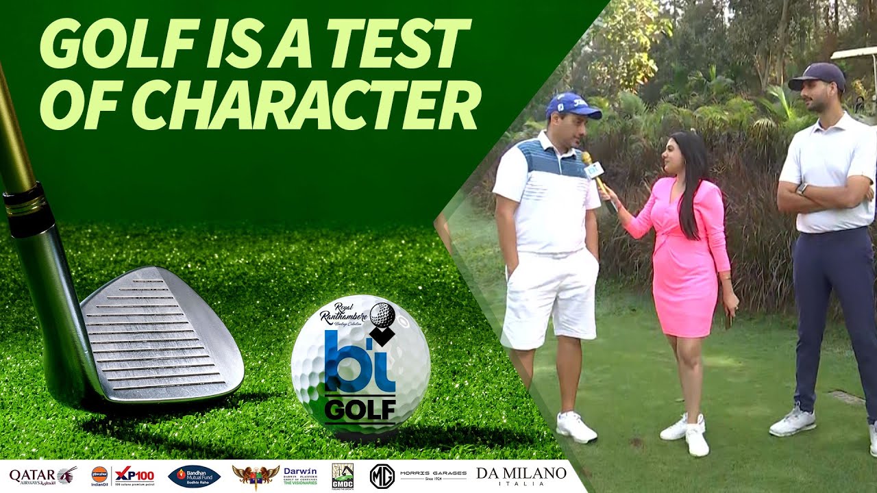 'A bad day on the course teaches more than a good day at office'