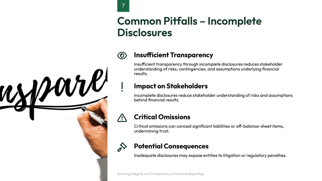 Why Quality in Financial Reporting Still Matters  mPitfalls and Practical Tips
