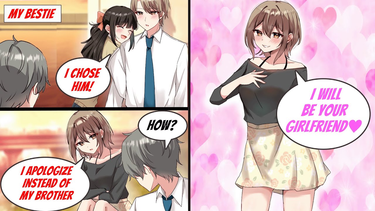 ［Manga dub］My bestie took my girlfriend from me and her sister came to apologize but...［RomCom］