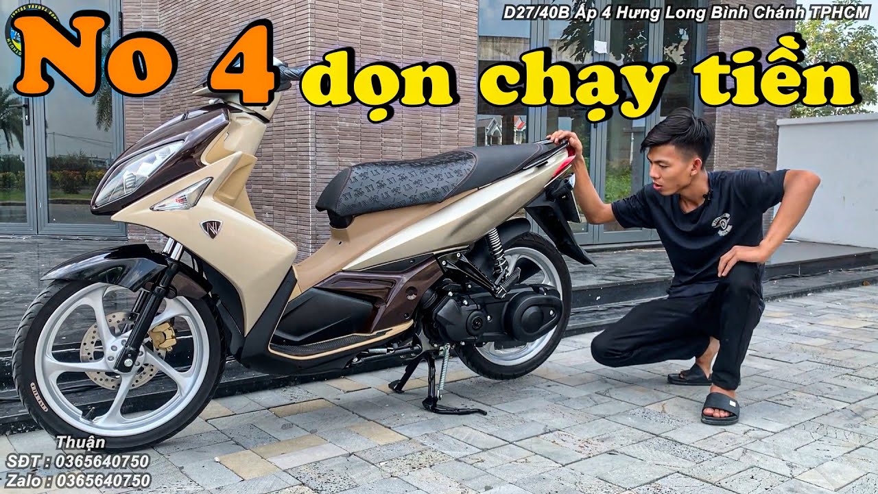 Xe Nouvo 4 Dọn Sương Sương đi chạy Tiền, sạch sẽ gọn đẹp