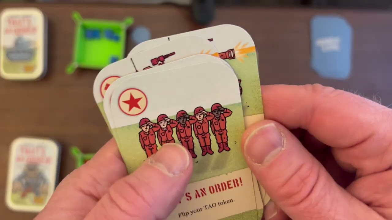 How to play That's an Order! and The General's Toolkit expansion.