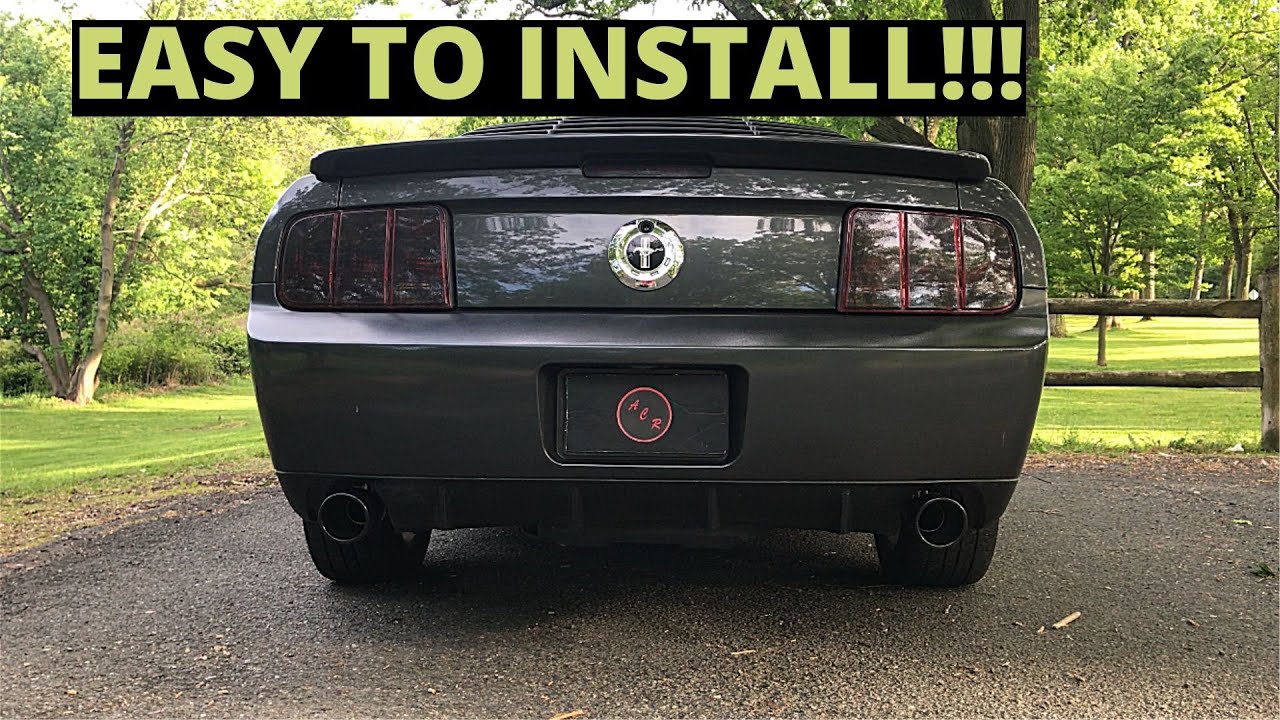 2005-09 California Special/GT500 Rear Bumper Installation - Also FIXING my EXHAUST!!!