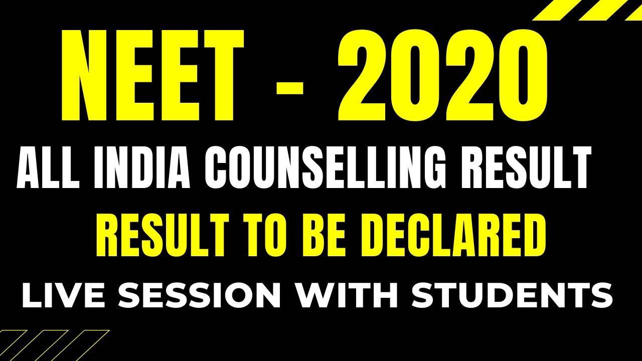 LIVE NEET RESULT 2020 WITH RANK