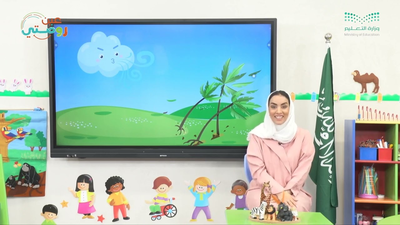 اللقاء الصباحي  - الجمل - وحدة الحيونات - دروس روضتي
