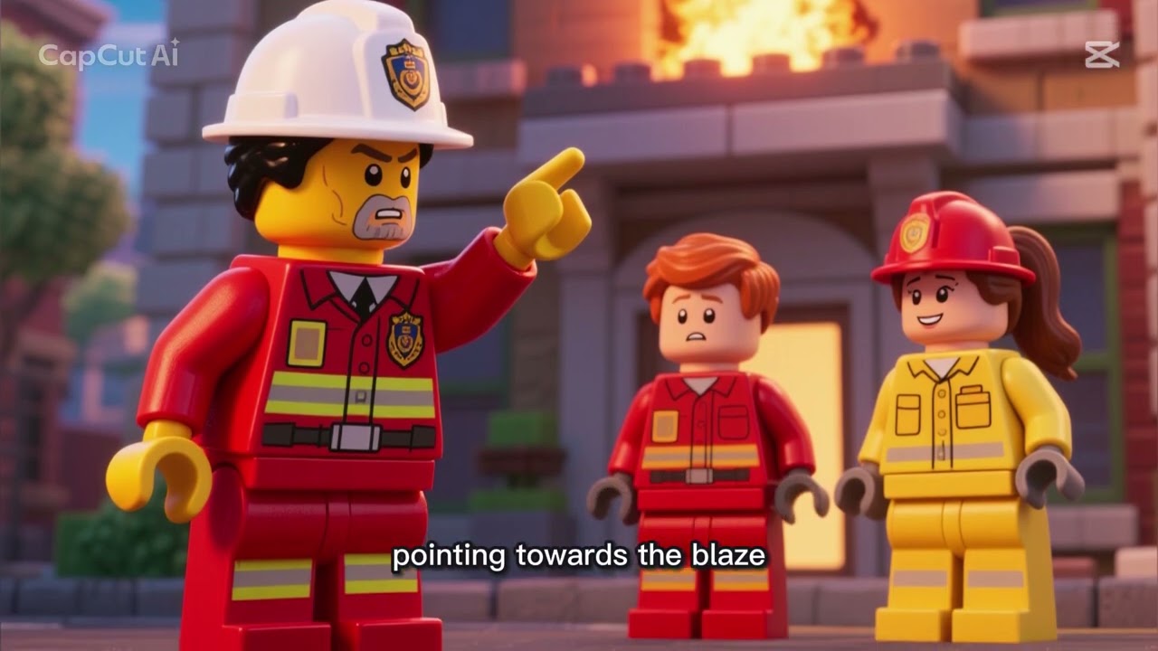 LEGO Firefighters in Action! 🚒 Brave Rescue in LEGO City