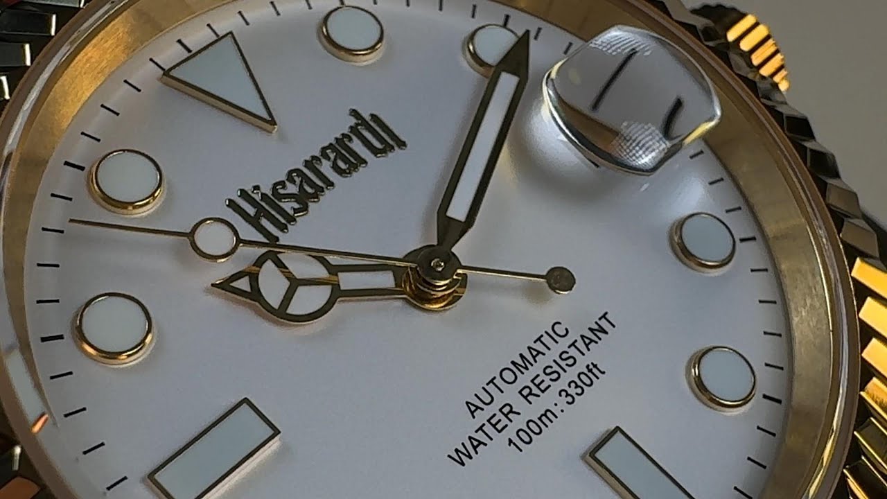 Золотые часы Miyota 8215 Datejust Style | Присмотритесь к часам