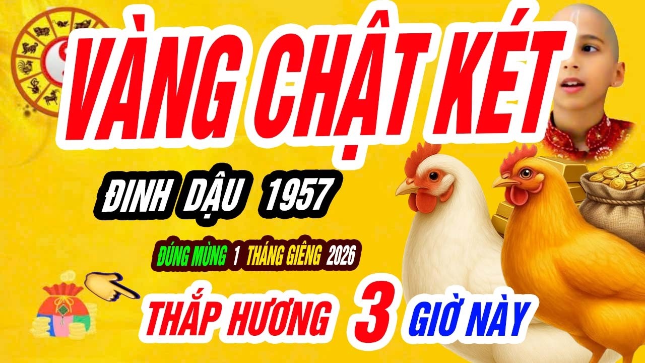 🐓 Thiên Cơ Mở Lộc! ĐINH DẬU 1957 Đúng Mùng 1 Tháng 2 Âm Lịch Thắp Hương 3 Giờ Này – TIỀN ẬP ĐẾN