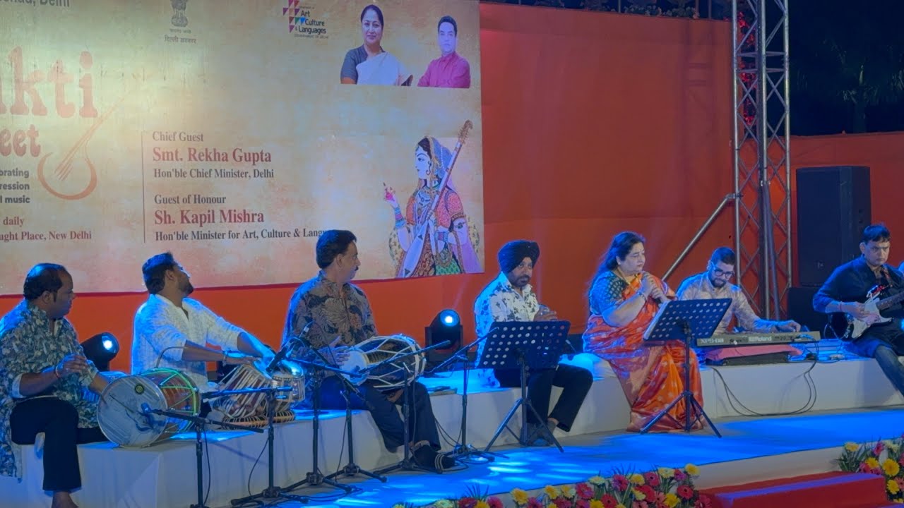 Bhakti Sangeet Event at Connaught Place Delhi | Live Devotional Music | Central Park CP 2026