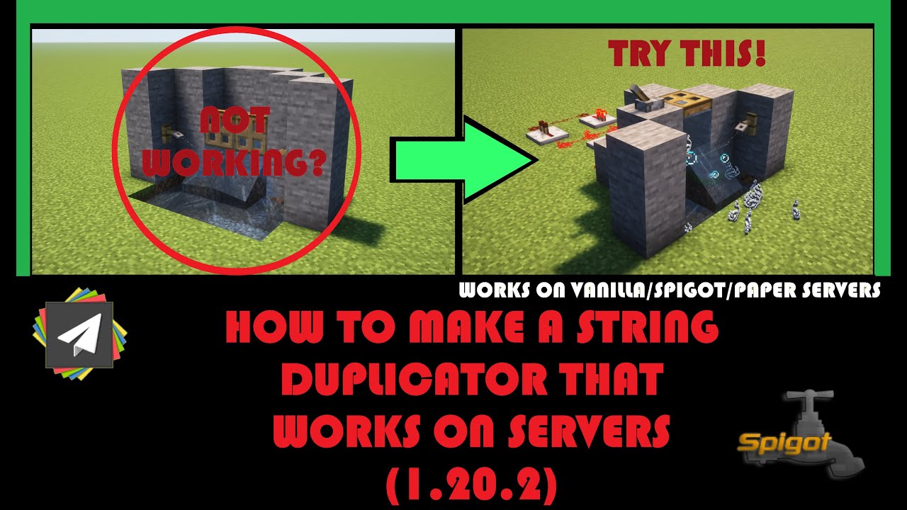 Minecraft String Farm That Works on Servers! - 1.20.X (Paper/Spigot/Bukkit)
