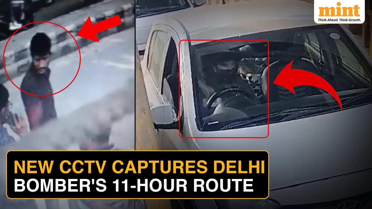 Delhi Blast: New CCTV Footage Reveals Delhi Blast Accused Umar&rsquo;s Route Before Red Fort Explosion