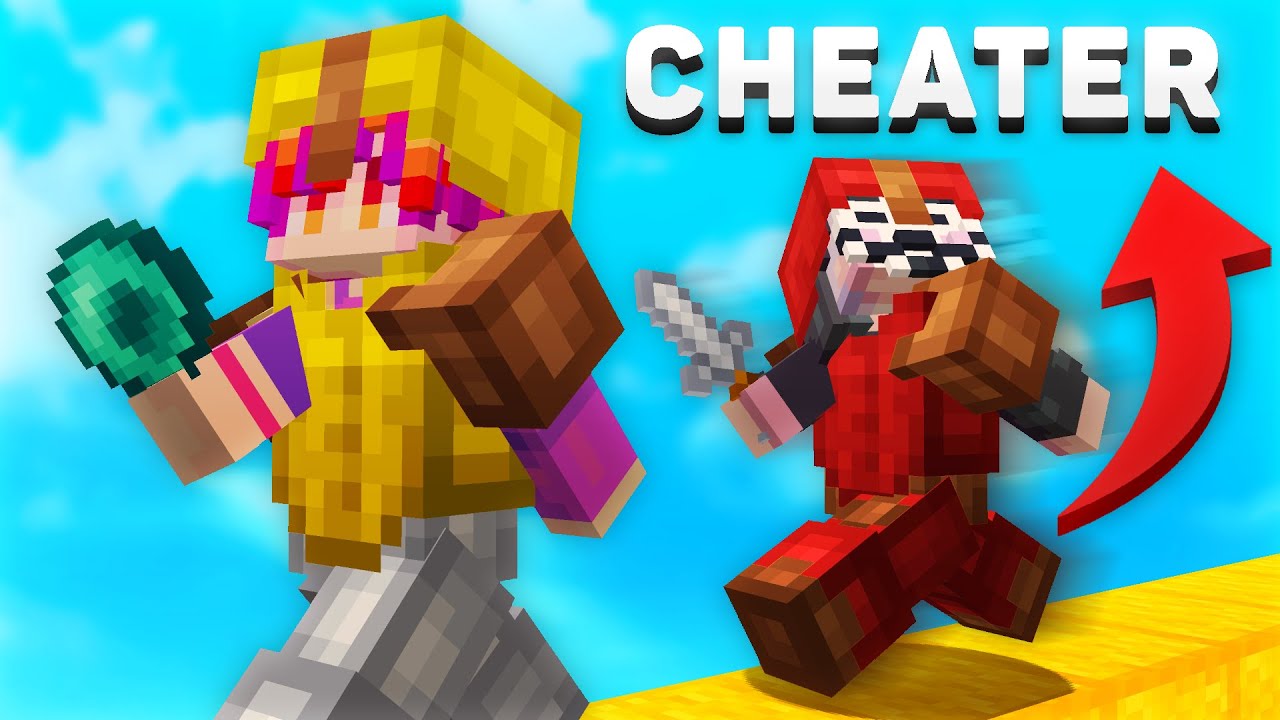 INSANE Clutch Against BLATANT HACKER in Hypixel Bedwars