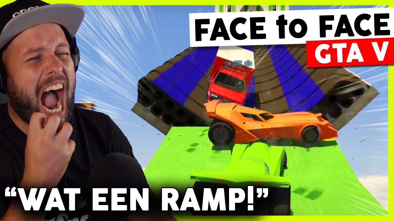 XXL MEGA FACE TO FACE RAMP RACE! (GTA V Face to Face)