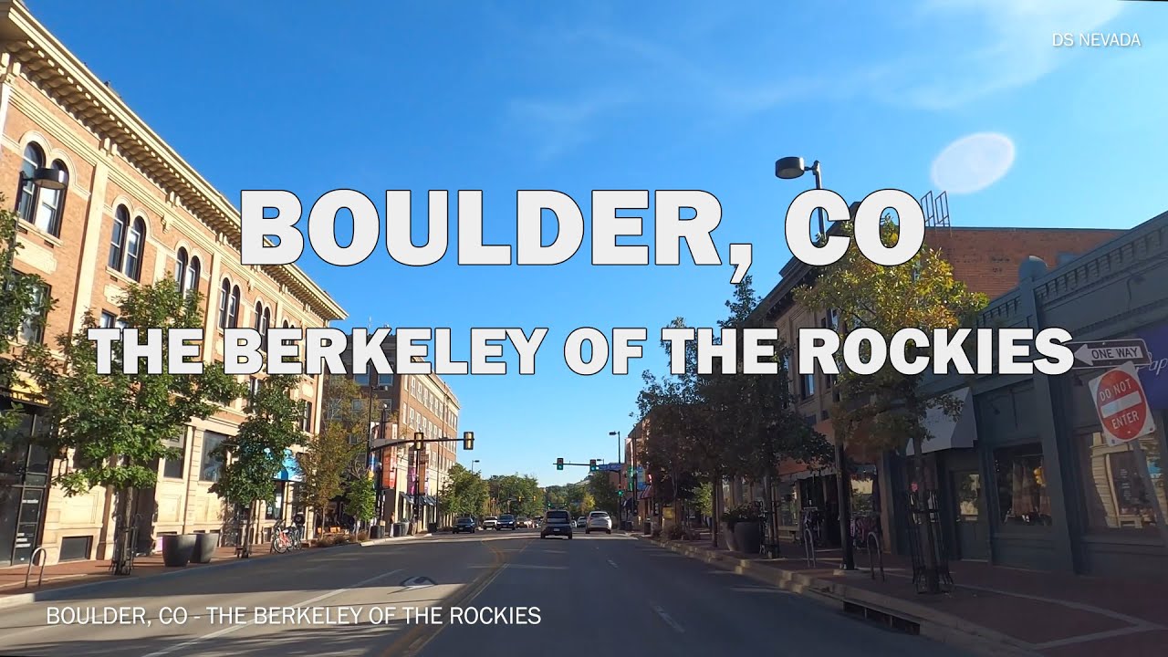 Boulder, Colorado - Driving Tour 4K