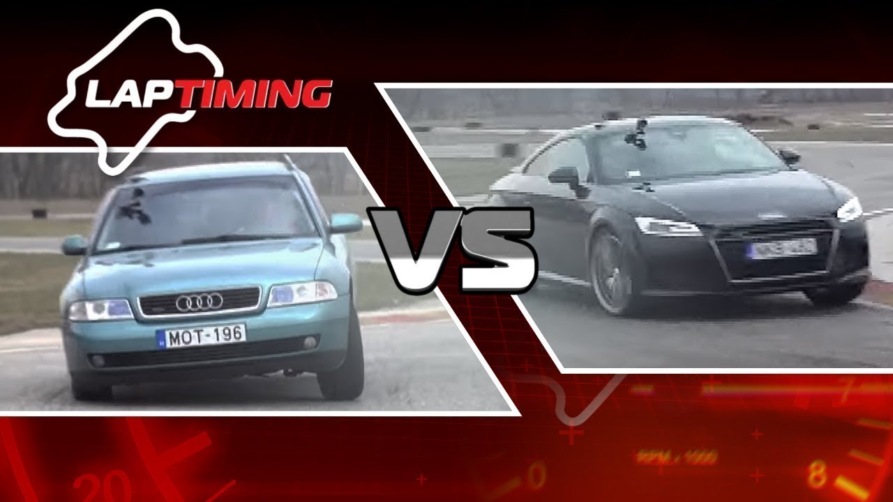 Laptiming:  Audi A4 Avant 1.9 TDI vs. Audi TT 2.0 TFSi (eng sub)