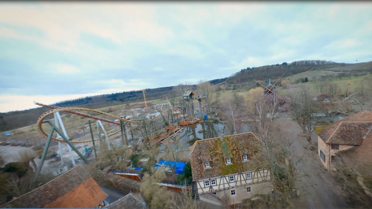 Drohnenflug (Racing Drone) neue Achterbahnen „Hals-über-Kopf“ und „Volldampf“ | Tripsdrill