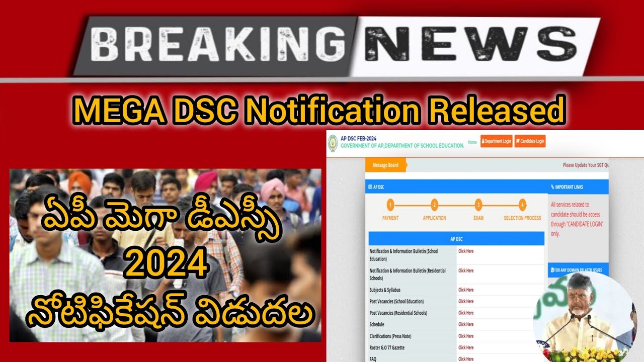 AP DSC 2024 Notification Released in Telugu |Full information About AP MAGA DSC 2024