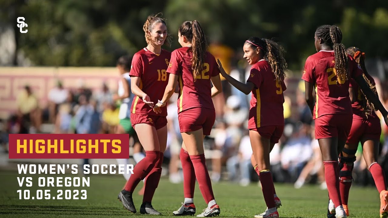 Women's Soccer - USC 3, Oregon 0: Highlights (10/5/23)