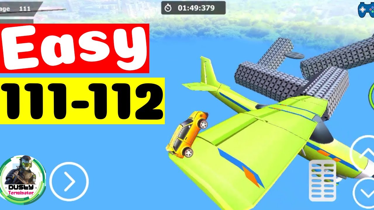 CAR STUNT 3D EXTREME CITY GT RACING || #EASYMODE [LEVEL 111-112]⚔️⚔️⚔️🔱🔱 #DustyTerminator🔱🔱⚔️⚔️⚔️👍👍👍
