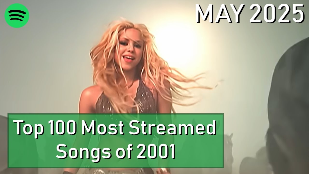 Top 100 Most Streamed Songs of 2001