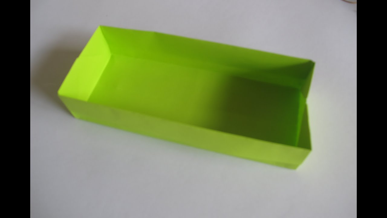 Como hacer una Caja Rectangular (Origami)