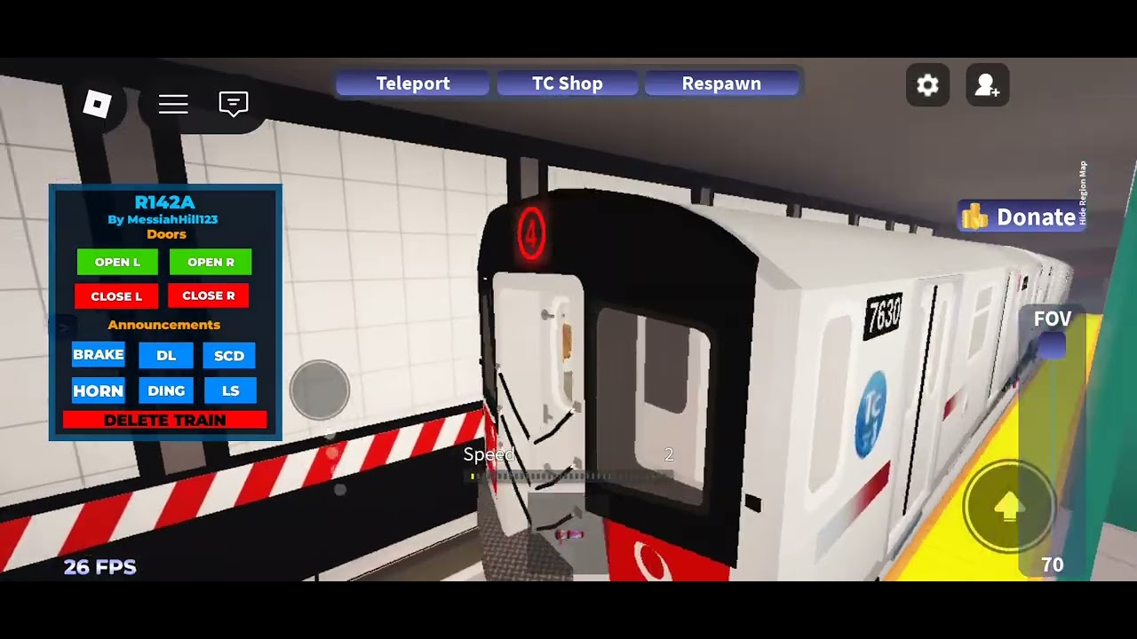 Im driving the R142A (4) train 
