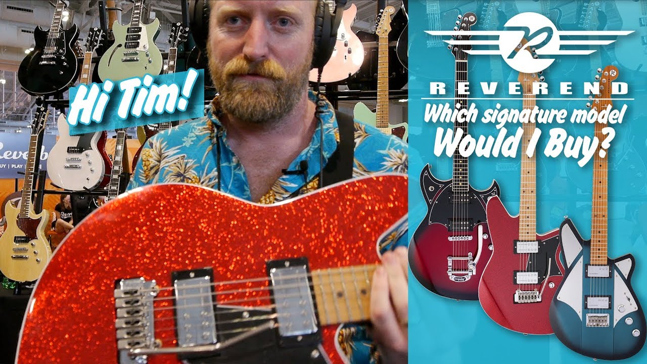 Which Reverend Signature Model WOULD I BUY??? - SNAMM 2019 - Glen Fricker walk on role