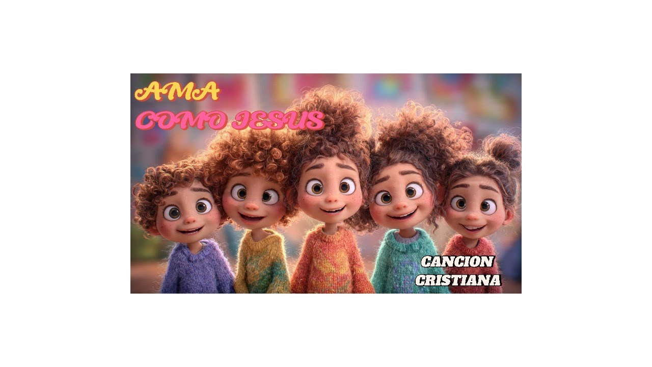 Ama Como Jesús ❤️ | Canción Cristiana Infantil | Disney 3D | Valores para Niños