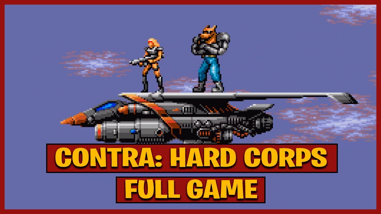 Sega Genesis Gameplay — Contra: Hard Corps [2 Players] [4k60fps]