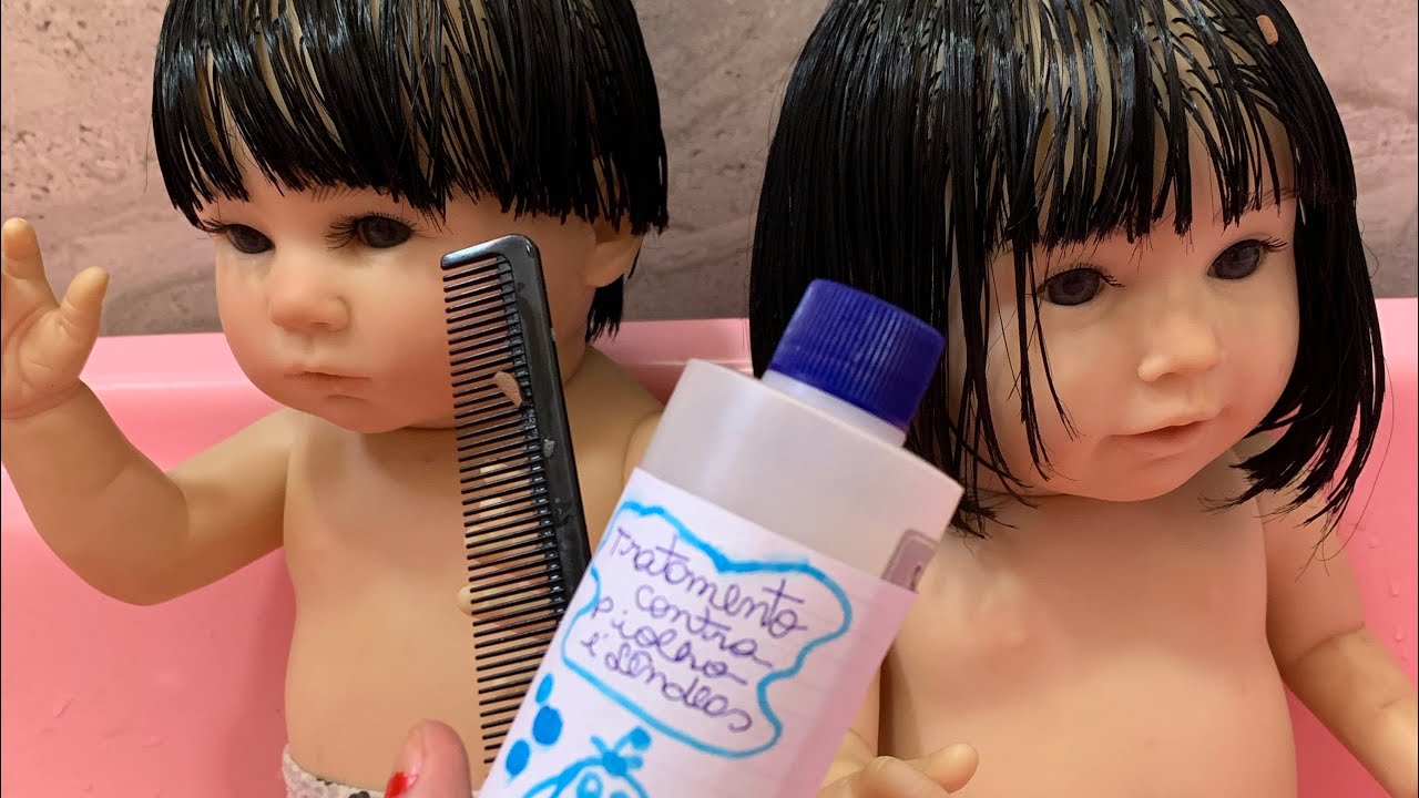 Meus bebês Reborn gêmeos estão com piolhos/ Milli Produções