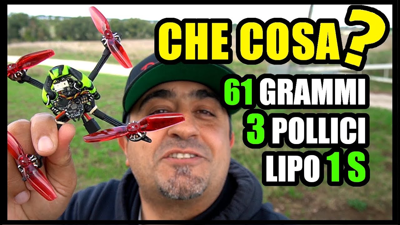 QUESTO DRONE FPV 3 POLLICI PESA SOLO 61 GRAMMI E VOLA COME UNA FRECCIA!!! ARROW-E RECENSIONE E TEST