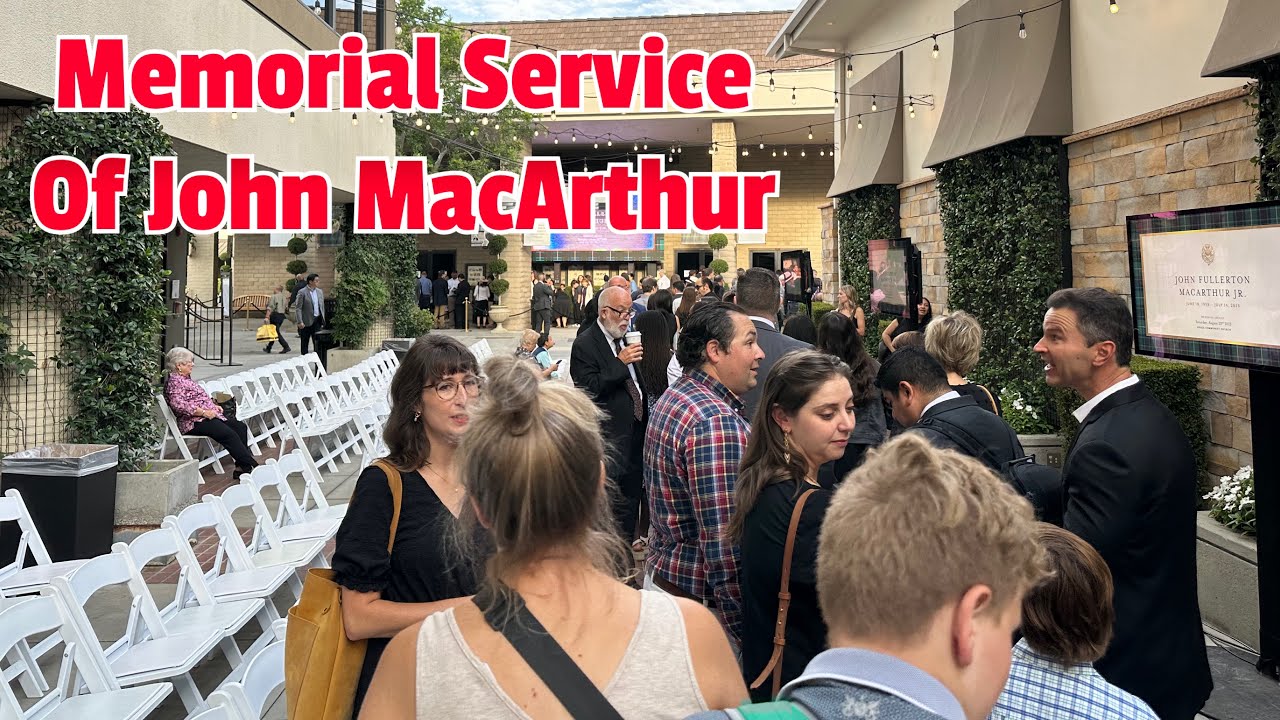 GCC: The Line is long for Pastor John MacArthur Memorial Service 