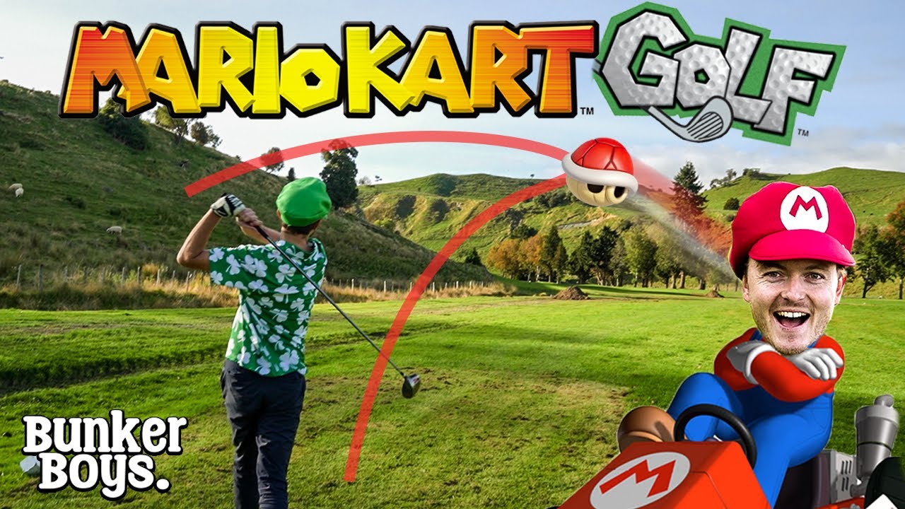 We Invented Mario Kart Golf! (IN REAL LIFE)