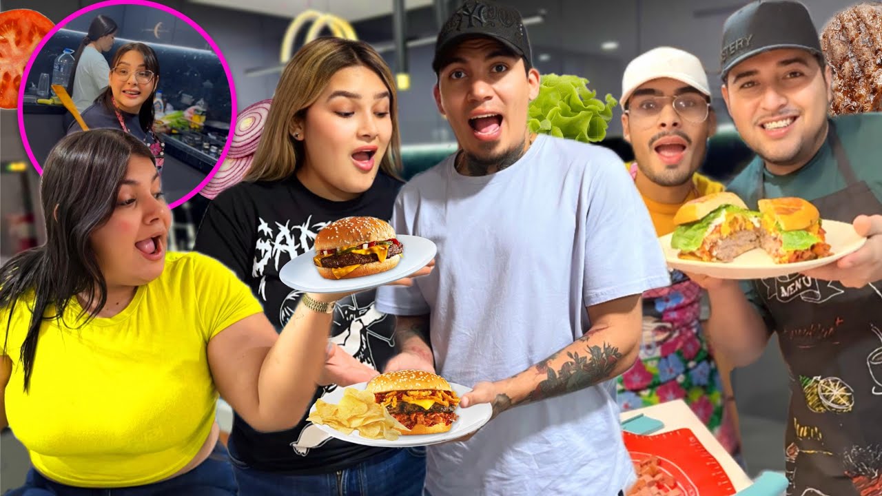 QUE PAREJA PREPARA LA MEJOR HAMBURGUESA 🍔