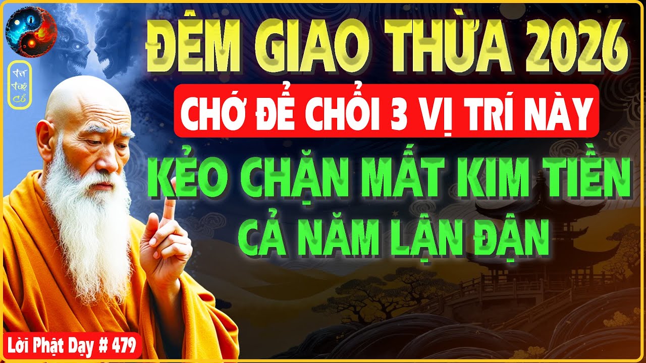 ĐÊM GIAO THỪA CHỚ DẠI ĐỂ CHỔI TẠI 3 VỊ TRÍ KIM TIỀN NÀY CẮT ĐỨT VẬN MAY - TRÍ TUỆ CỔ