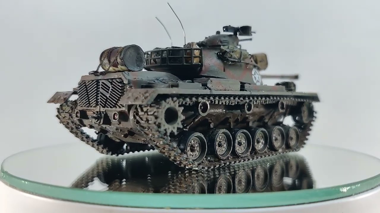 Maqueta del carro de combate M48 A2A3 Patton escala 1/72 de Italeri