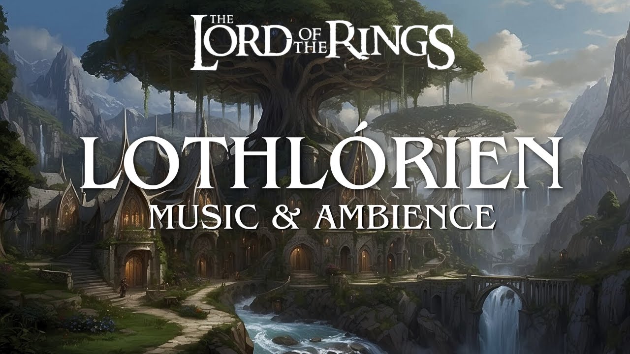 Lothlorien Inspired Ambience | Nature Sounds & Fantasy Music | Lord of the Rings
