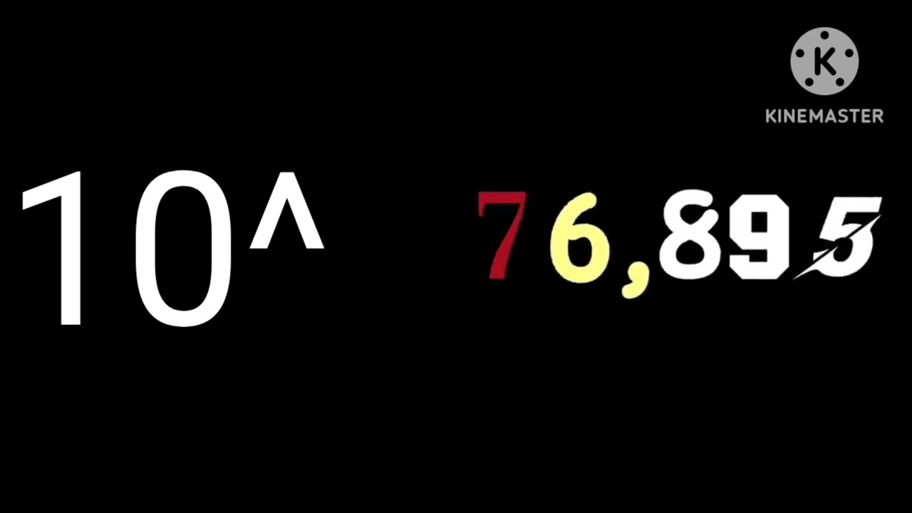 0 to 10^3M+3 with sound effect (extended version)