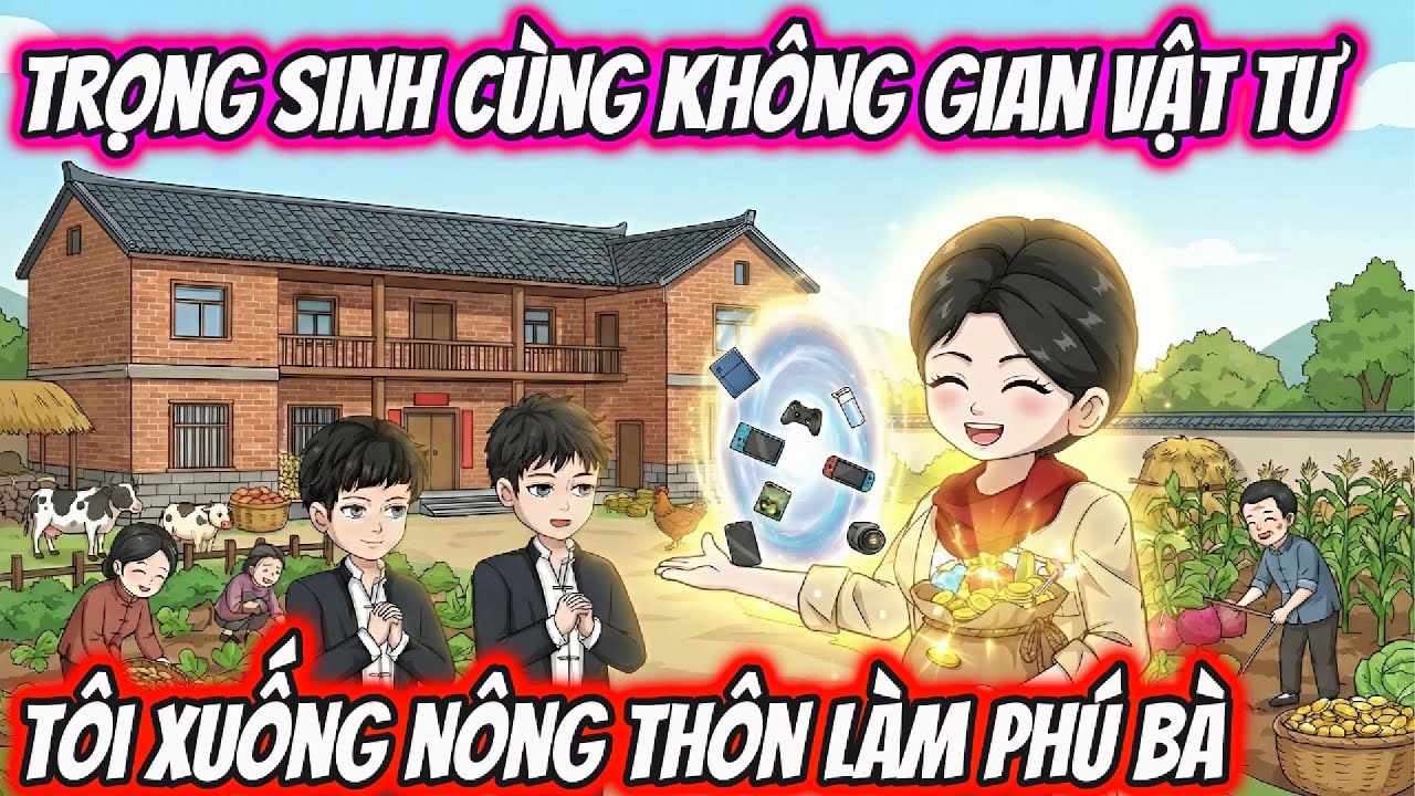 Trọng Sinh Cùng Không Gian Vật Tư Tôi Xuống Nông Thôn Làm Phú Bà | AD Review