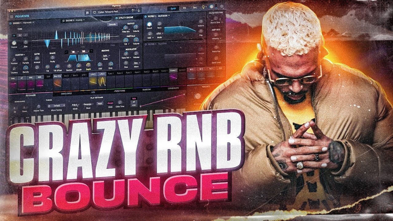 How to make BOUNCY RNB Beats from Scratch (Logic pro Beatmaking)