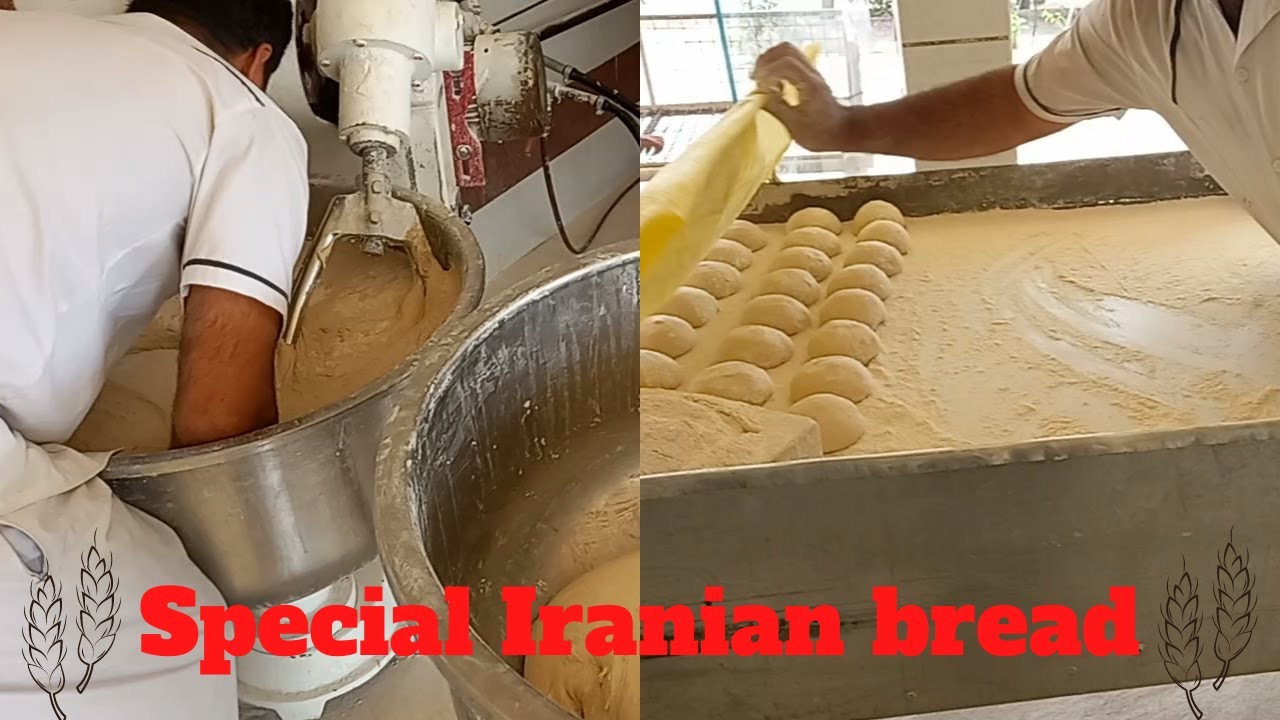 Baking Tafton's special bread | Persian flatbread | Persian bread