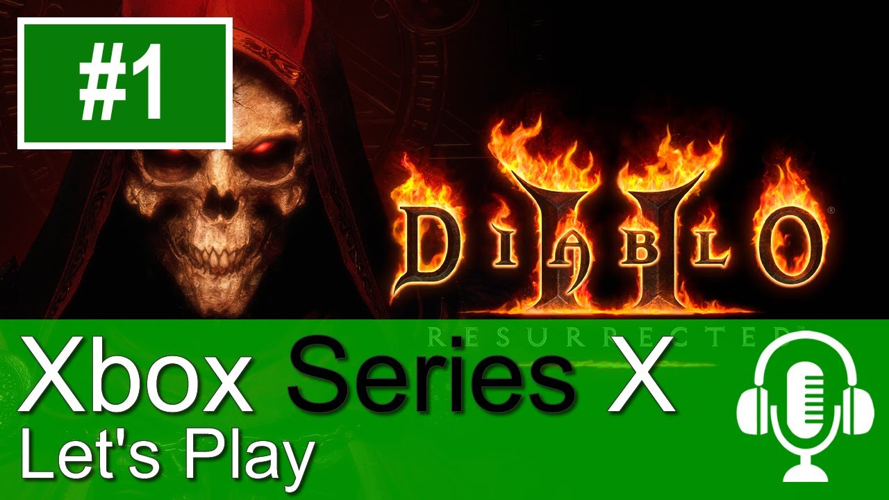 Diablo 2 Resurrected Xbox Series X Gameplay (Let's Play #1)