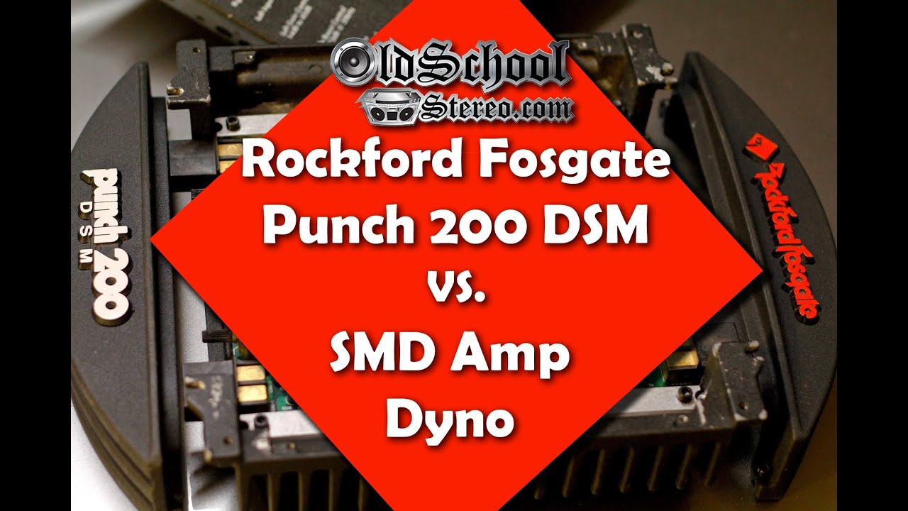 SMD AD-1 Amp Dyno vs. Rockford Fosgate Punch 200 DSM FULL Test