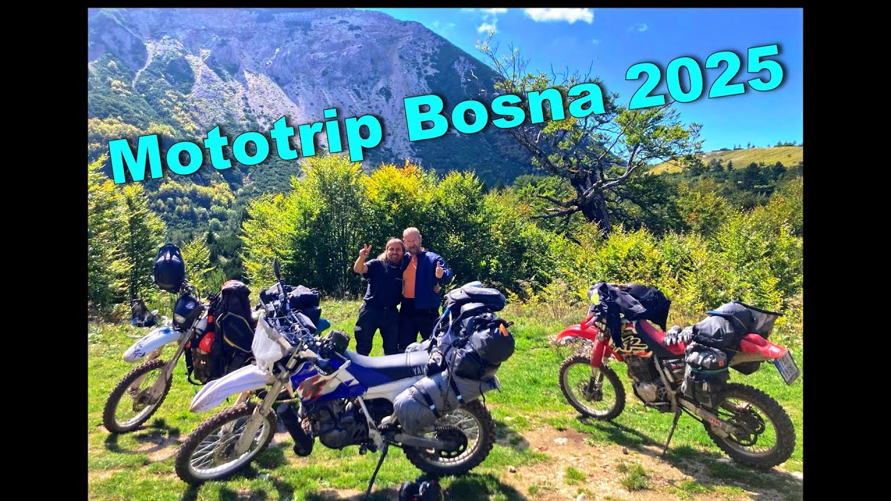 Mototrip Bosna 2025 TET na  starejch endurech