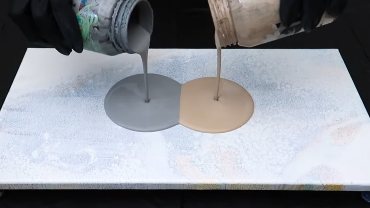 Thin Acrylic Pouring Made Easy for Beginners | How to Create Abstract Art
